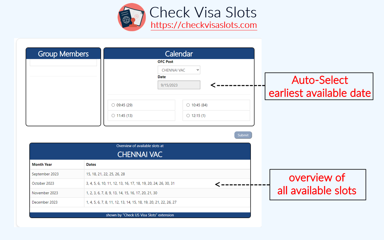 Check US Visa Slots chrome谷歌浏览器插件_扩展第6张截图
