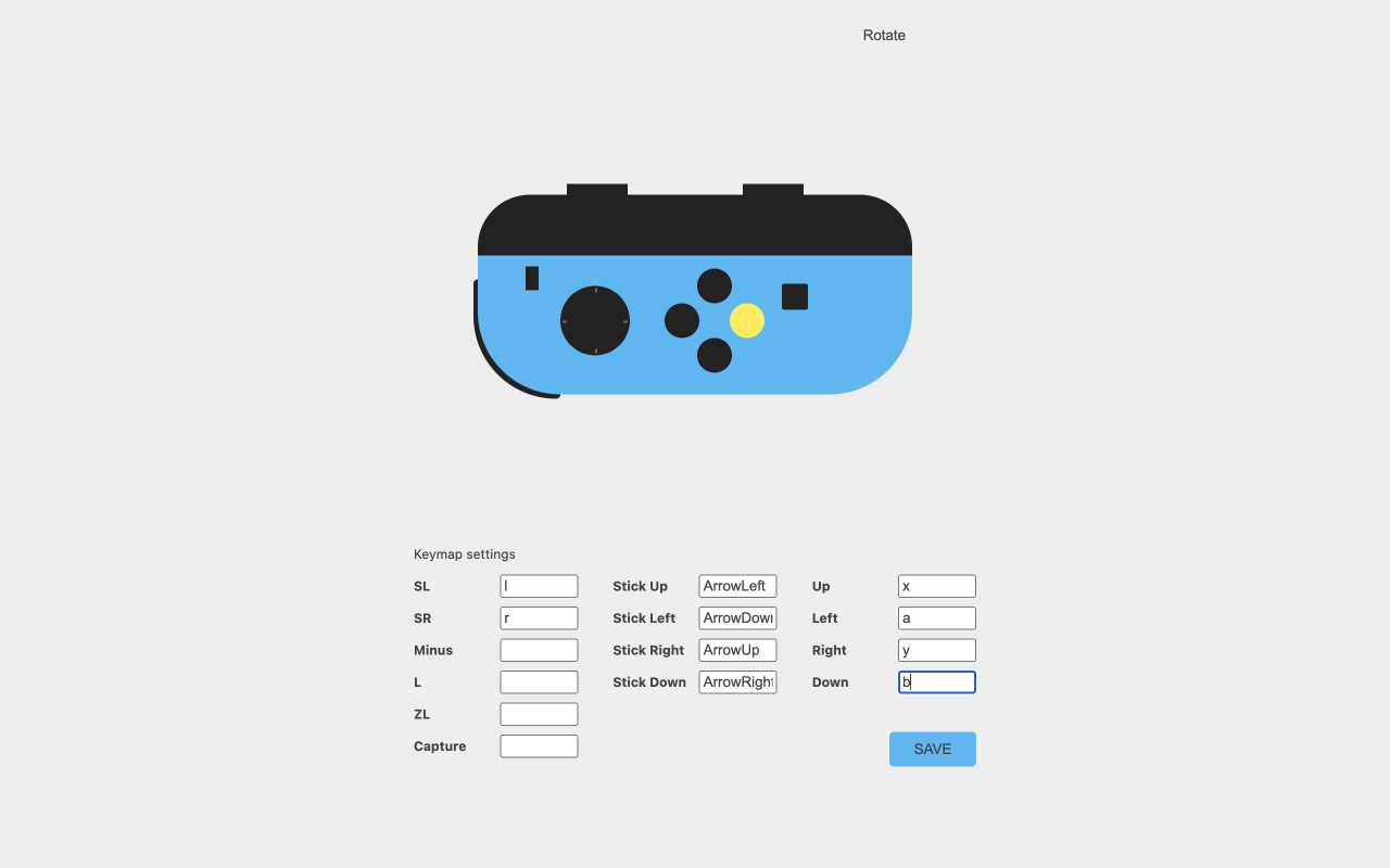 Joy-Con keymap chrome谷歌浏览器插件_扩展第1张截图