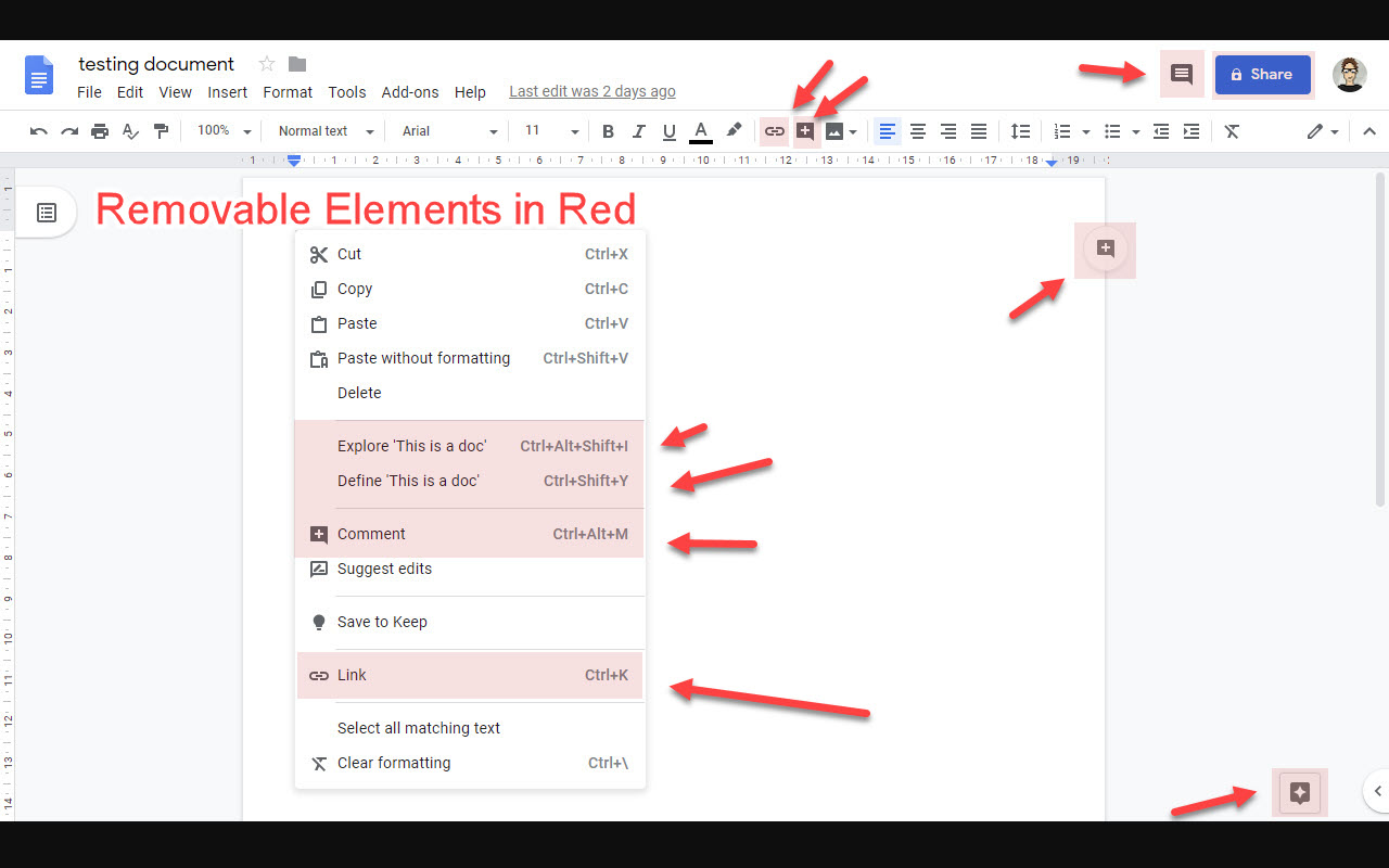 Hide Google Drive features chrome谷歌浏览器插件_扩展第1张截图