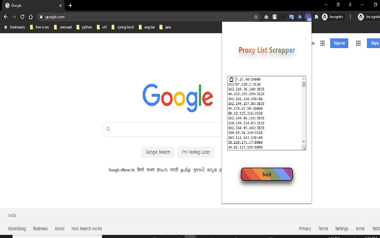 Free Proxy List Scrapper chrome谷歌浏览器插件_扩展第1张截图