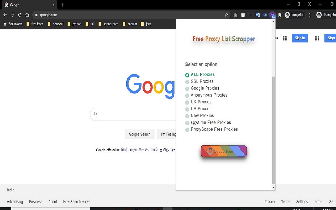 Free Proxy List Scrapper chrome谷歌浏览器插件_扩展第10张截图