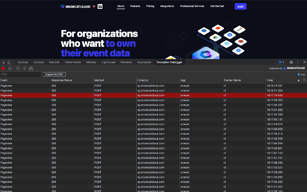 Snowplow Analytics Debugger chrome谷歌浏览器插件_扩展第2张截图