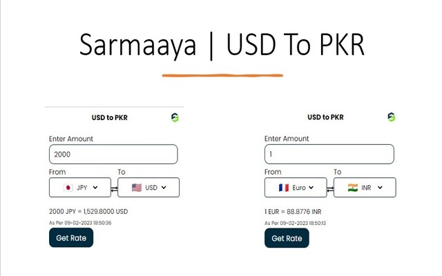 USD to PKR chrome谷歌浏览器插件_扩展第5张截图
