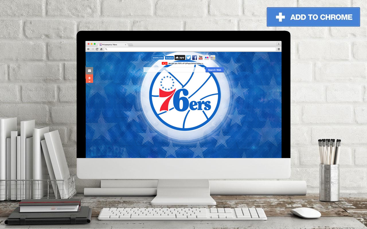 NBA Philadelphia 76ers New Tab chrome谷歌浏览器插件_扩展第2张截图