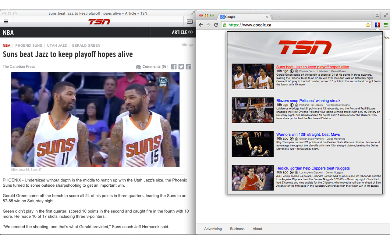 Latest TSN Basketball Headlines chrome谷歌浏览器插件_扩展第1张截图