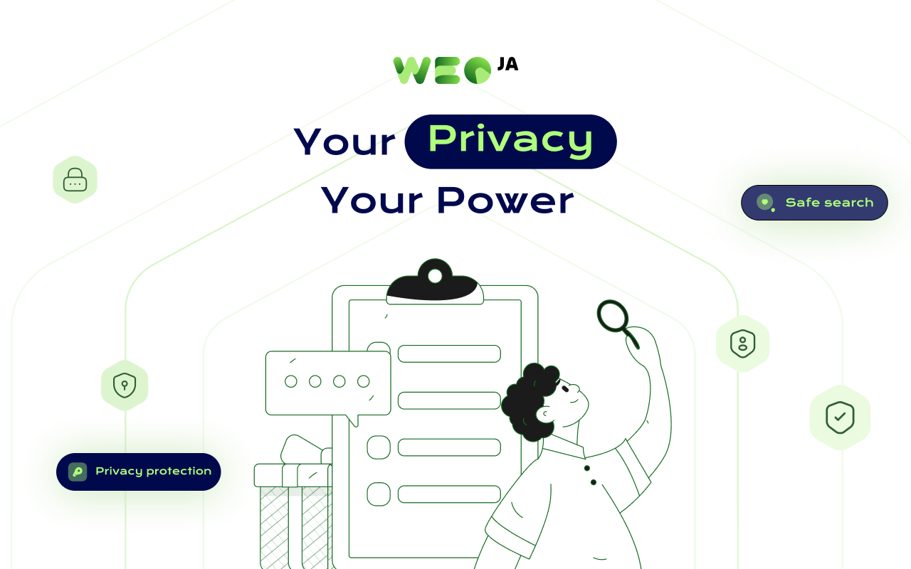 Weoja: privacy search engine chrome谷歌浏览器插件_扩展第5张截图