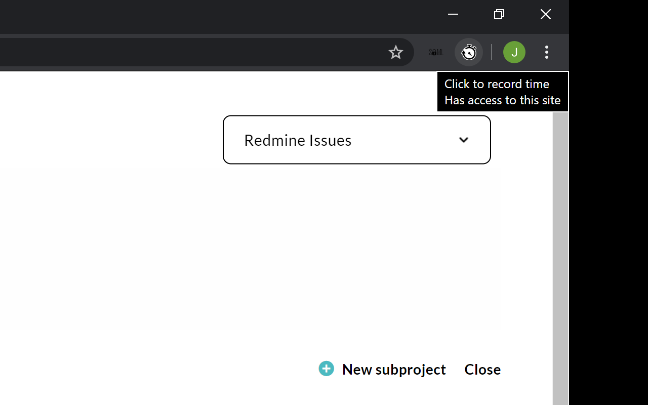 Redmine Timer chrome谷歌浏览器插件_扩展第2张截图