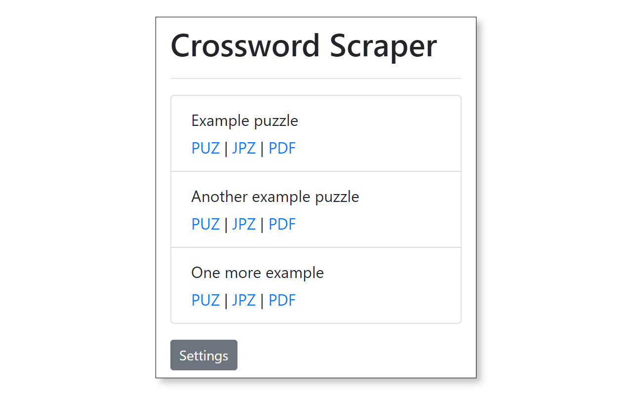 Crossword Scraper chrome谷歌浏览器插件_扩展第1张截图