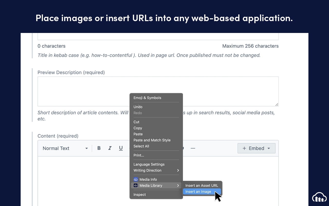 Cloudinary Media Library chrome谷歌浏览器插件_扩展第2张截图