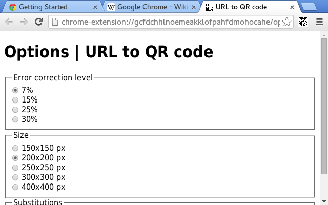 URL to QR code chrome谷歌浏览器插件_扩展第2张截图