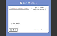 Chrome Note Keeper chrome谷歌浏览器插件_扩展第5张截图