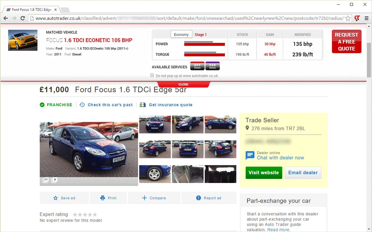 Celtic Tuning Vehicle Stats chrome谷歌浏览器插件_扩展第2张截图