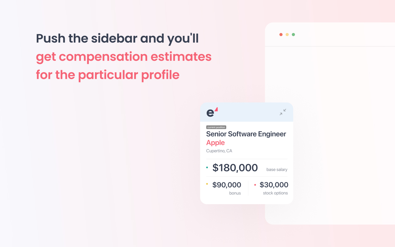 Estim8.ai — shows current salary on Linkedin chrome谷歌浏览器插件_扩展第1张截图