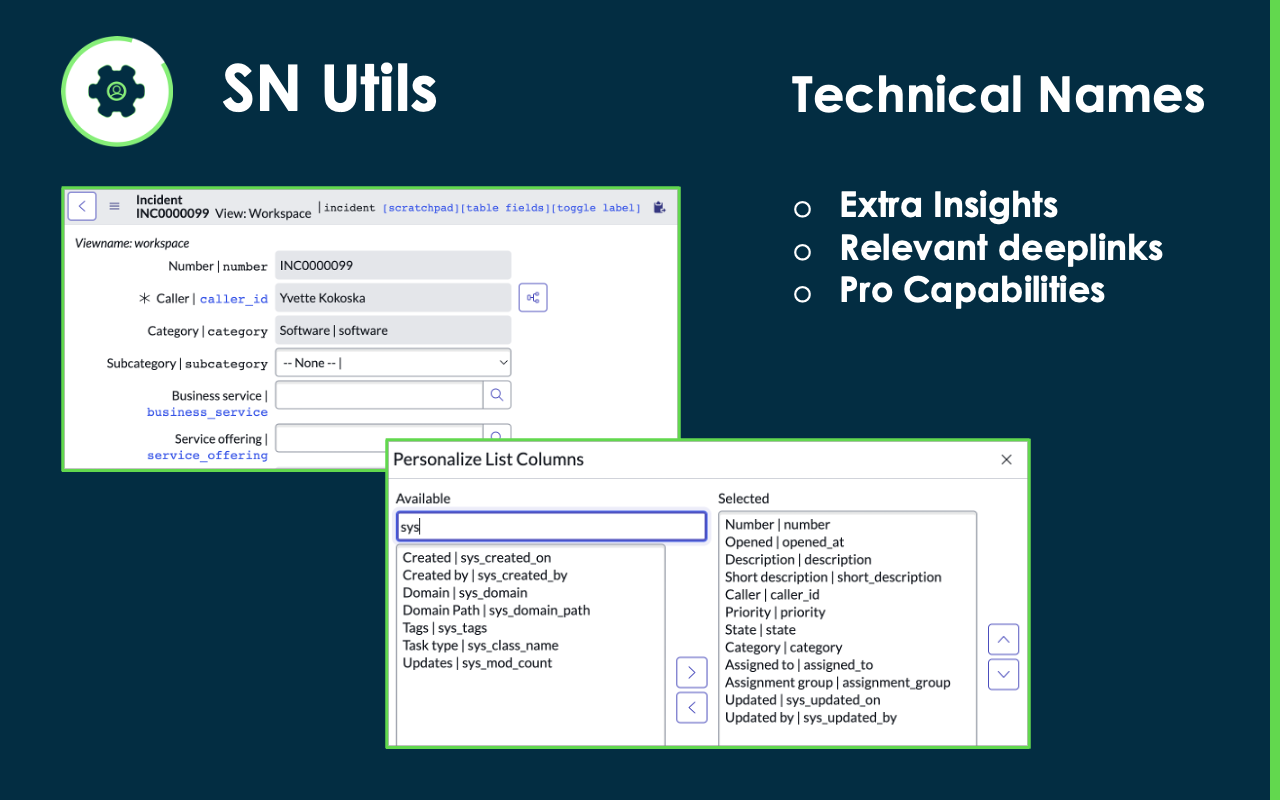 SN Utils - Tools for ServiceNow chrome谷歌浏览器插件_扩展第2张截图