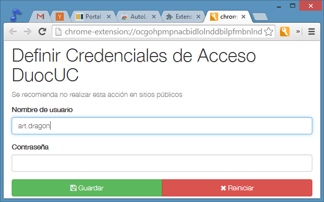 Auto Login DuocUC chrome谷歌浏览器插件_扩展第1张截图