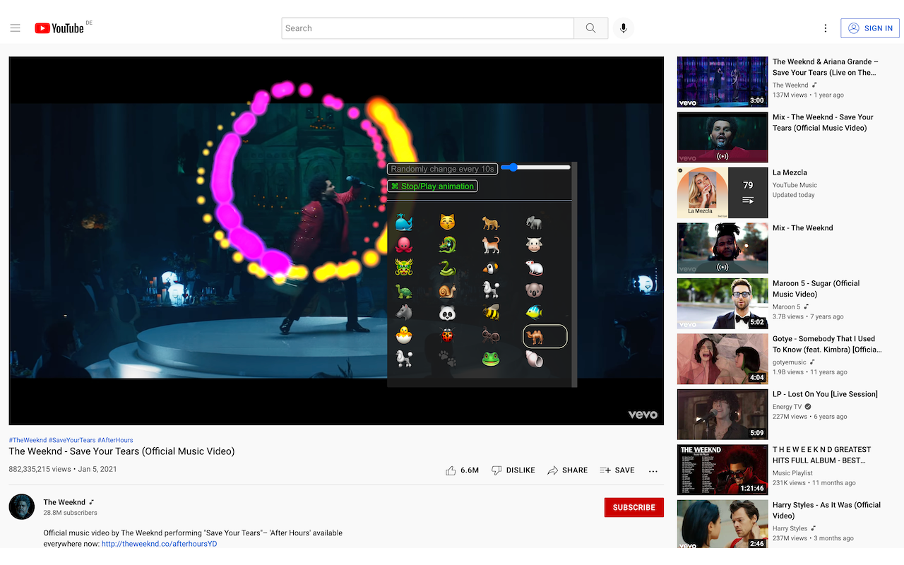 YouTube™ motion tracking chrome谷歌浏览器插件_扩展第3张截图