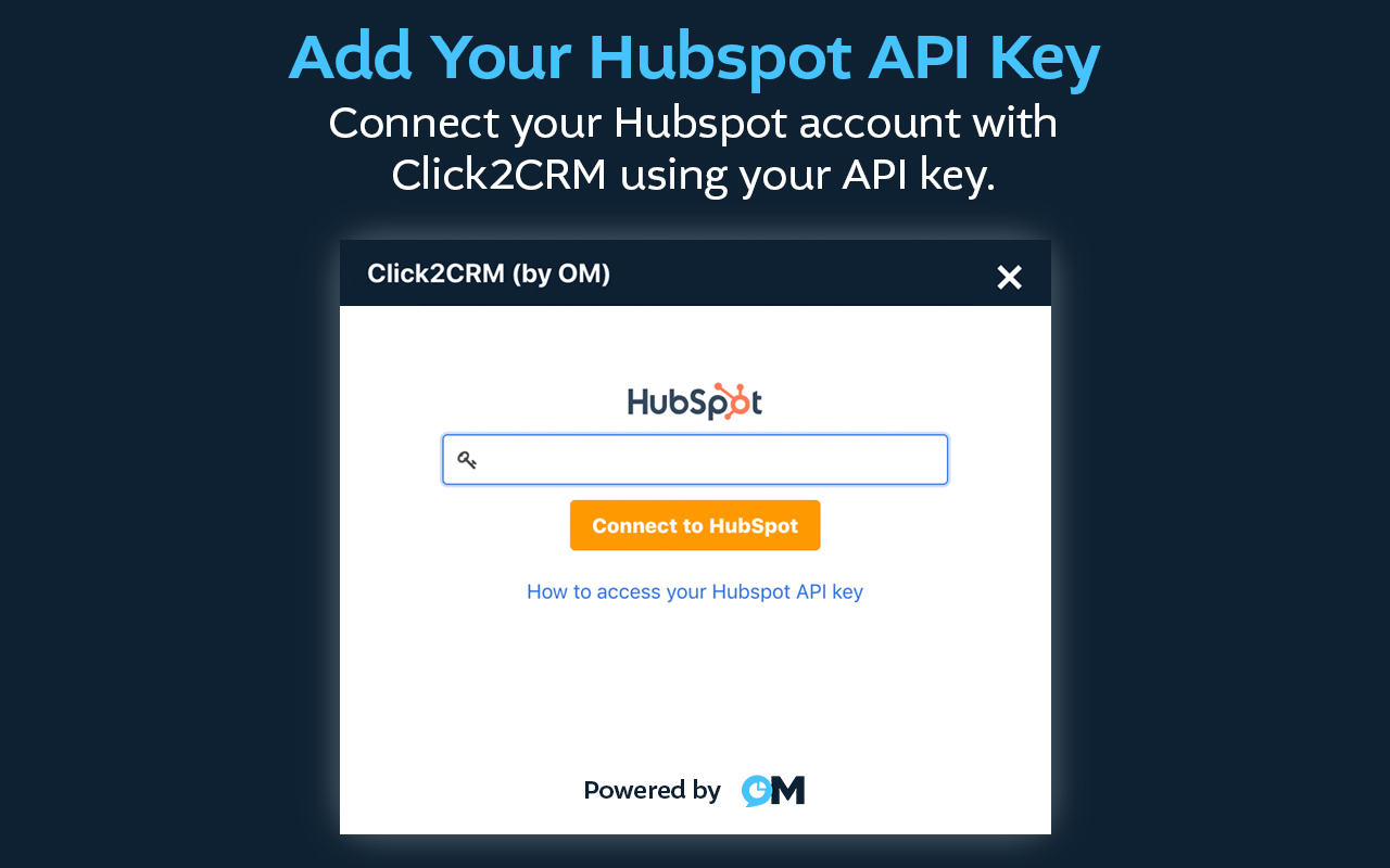 Click2CRM - Instantly Add Contacts to Hubspot chrome谷歌浏览器插件_扩展第4张截图