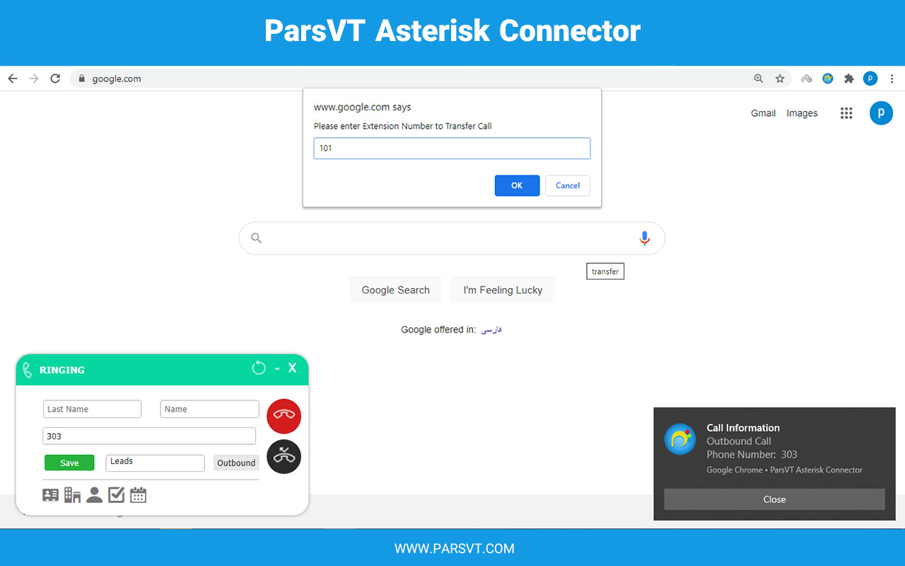 ParsVT Asterisk Connector chrome谷歌浏览器插件_扩展第2张截图