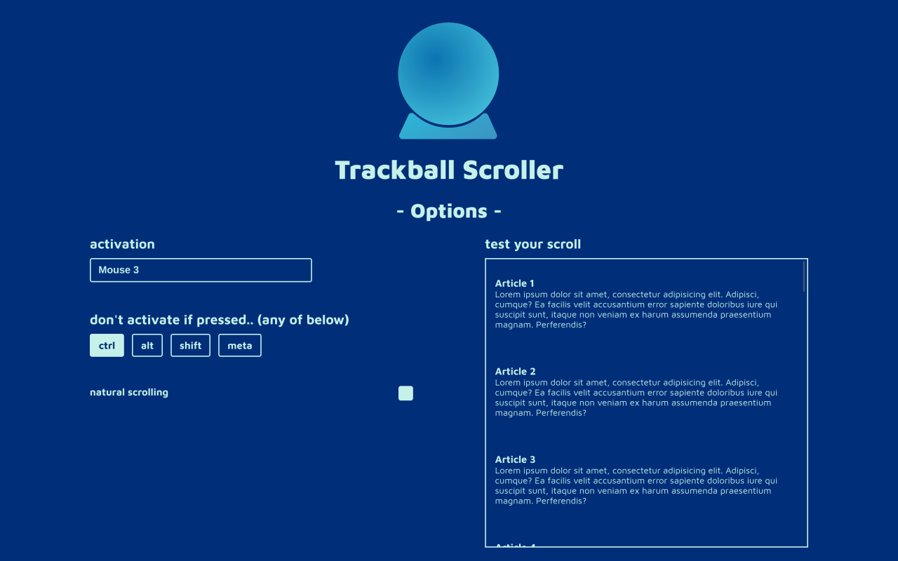 Trackball Scroller chrome谷歌浏览器插件_扩展第1张截图