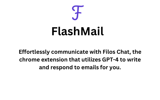 FlashMail: AI Email Assistant chrome谷歌浏览器插件_扩展第1张截图