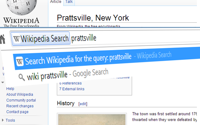 Wikipedia Search chrome谷歌浏览器插件_扩展第1张截图