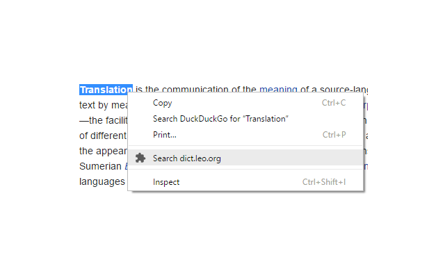 German English Word Translator chrome谷歌浏览器插件_扩展第1张截图