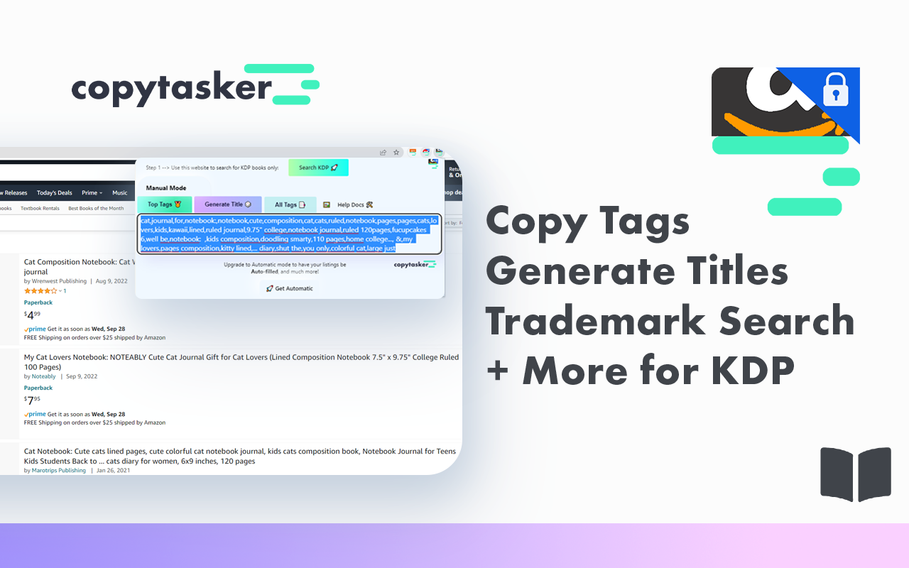 Copy Tags KDP Title Generator Search Amazon chrome谷歌浏览器插件_扩展第4张截图