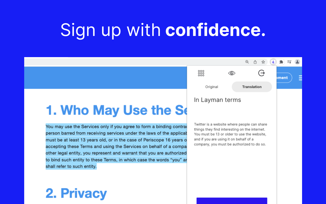 Layman Law Reader chrome谷歌浏览器插件_扩展第3张截图