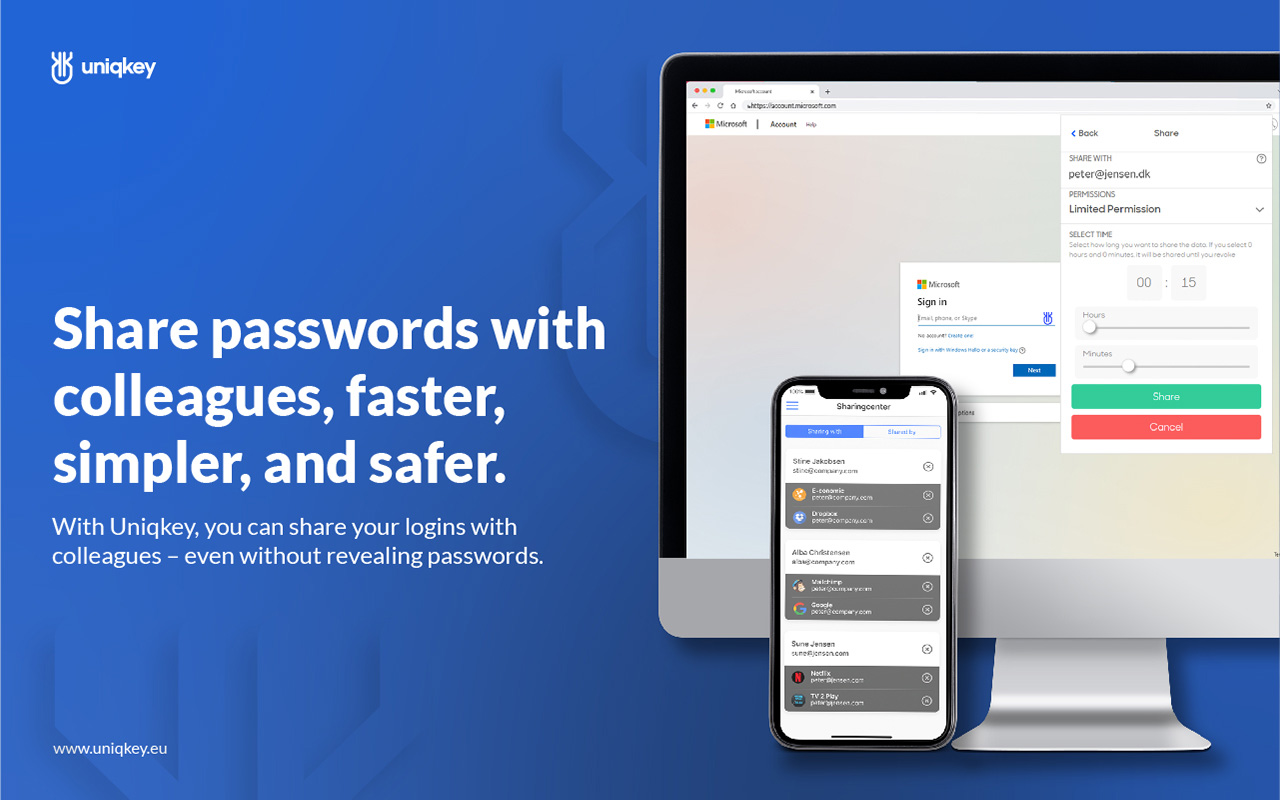 Uniqkey - Password Manager chrome谷歌浏览器插件_扩展第4张截图