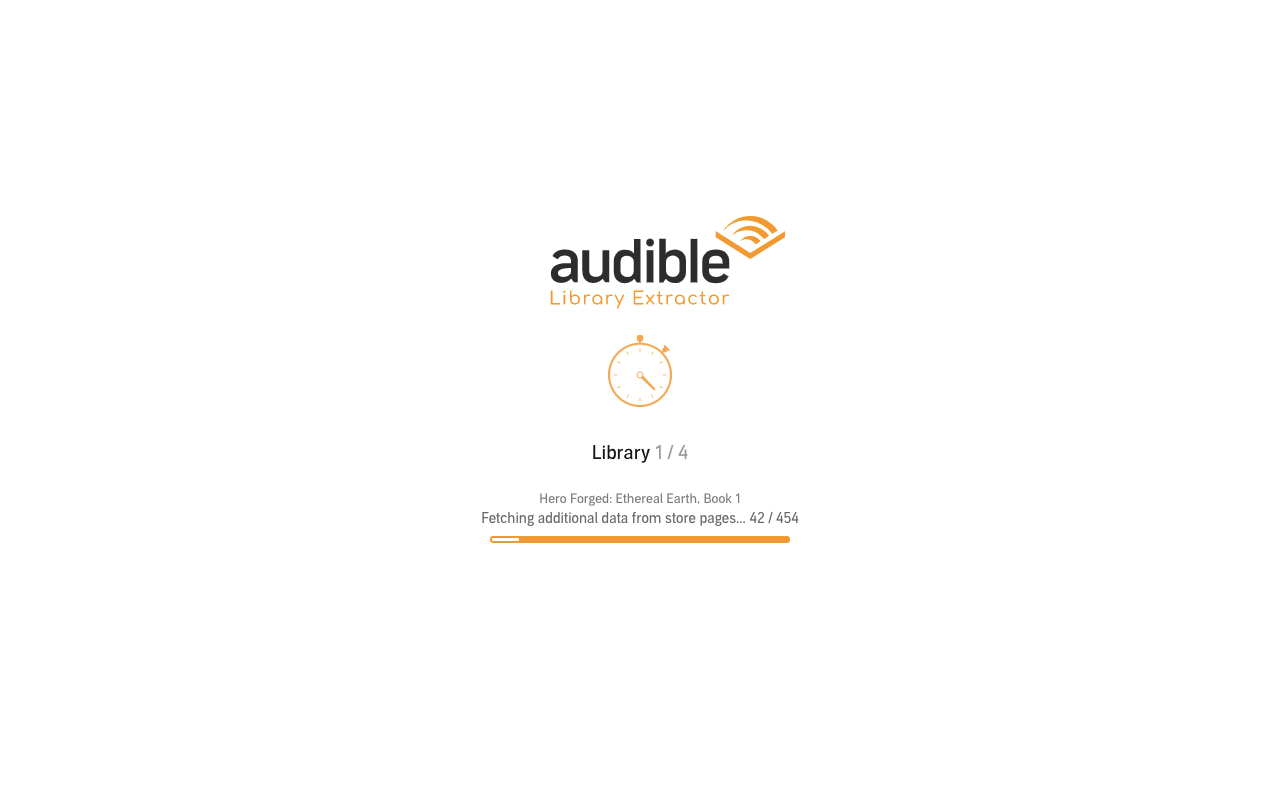 Audible Library Extractor chrome谷歌浏览器插件_扩展第3张截图
