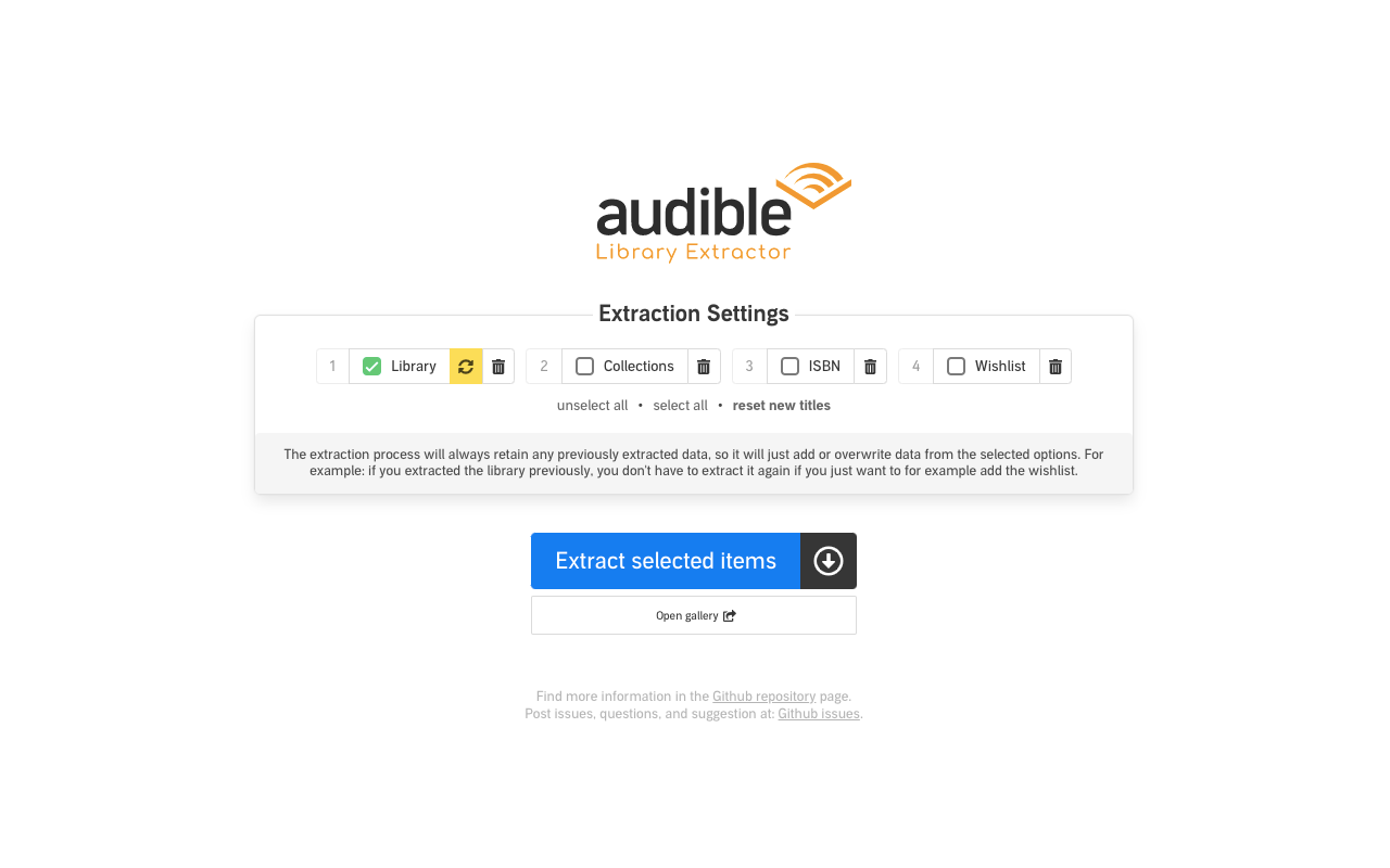Audible Library Extractor chrome谷歌浏览器插件_扩展第4张截图