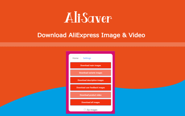 AliSaver | Download AliExpress Image & Video chrome谷歌浏览器插件_扩展第1张截图