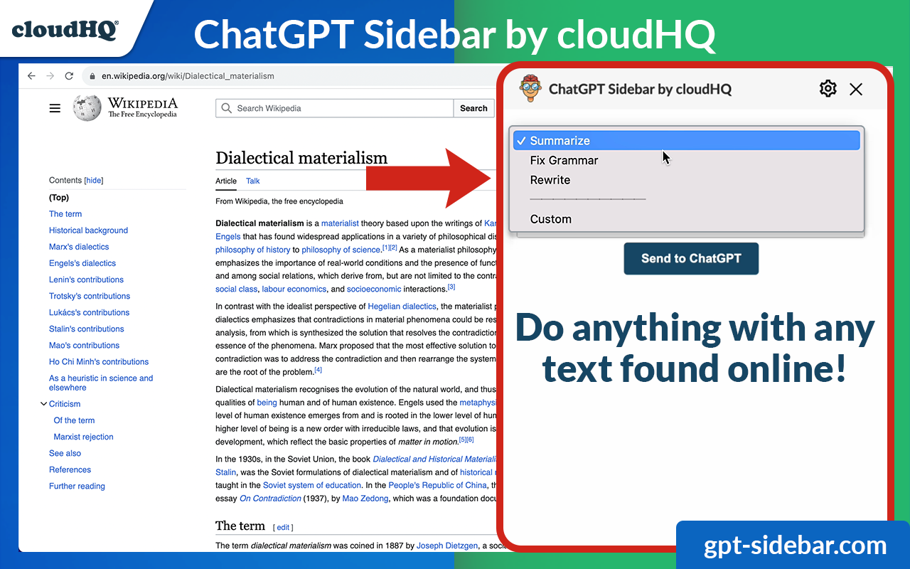 ChatGPT Sidebar cloudHQ chrome谷歌浏览器插件_扩展第1张截图