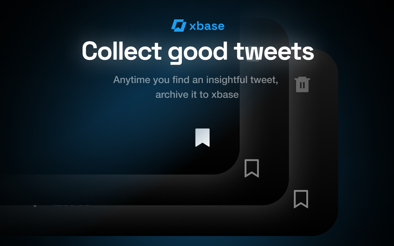 xbase — Twitter Bookmark Manager for Pros chrome谷歌浏览器插件_扩展第7张截图