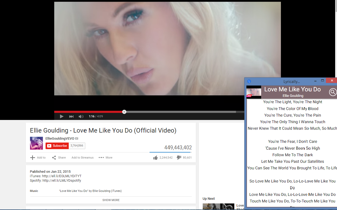 Lyrically chrome谷歌浏览器插件_扩展第2张截图