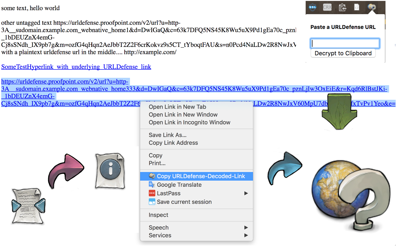 URLDefenseDecoder chrome谷歌浏览器插件_扩展第3张截图