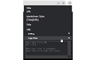 Copy Tabs Title URL chrome谷歌浏览器插件_扩展第6张截图