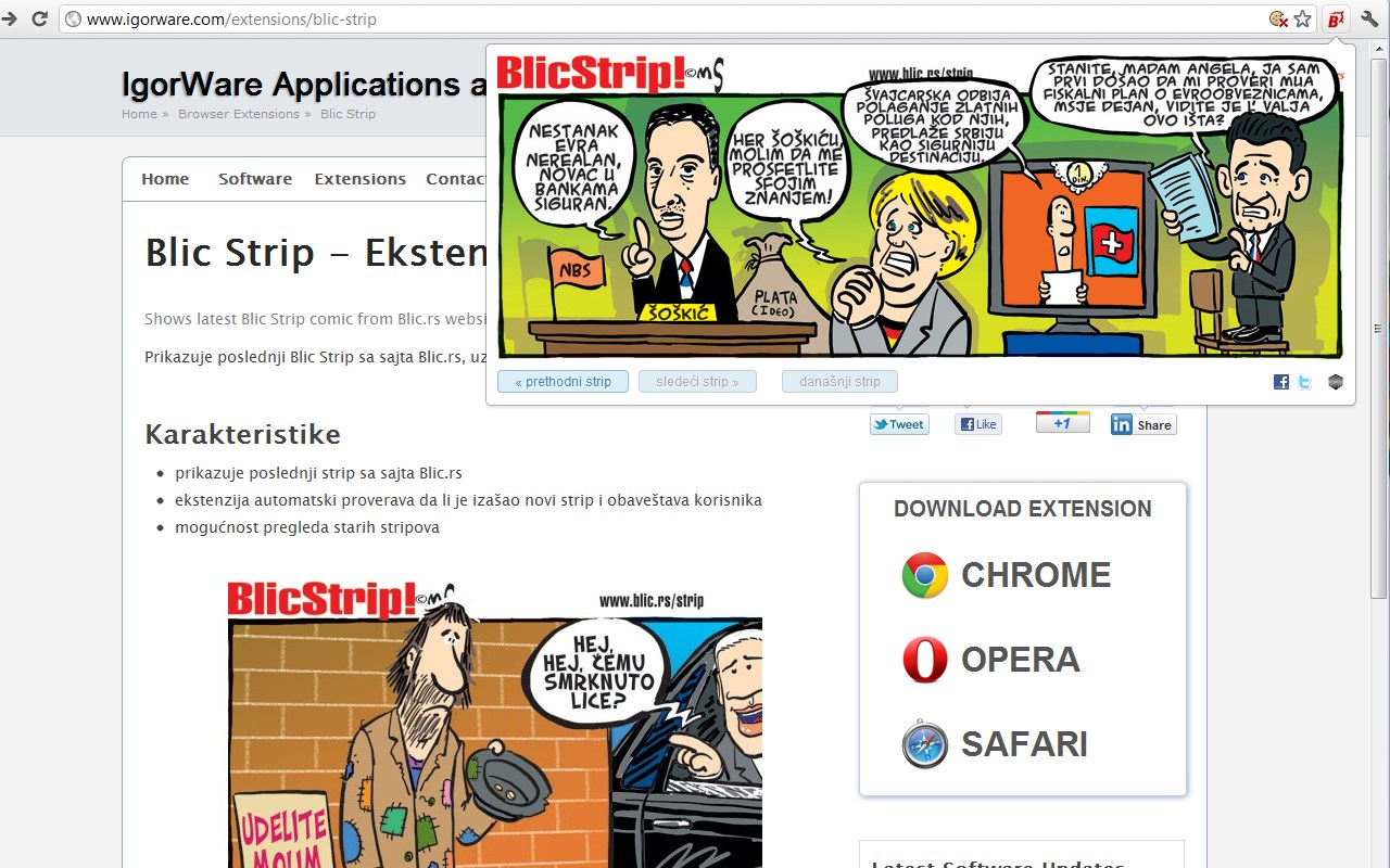 Blic Strip chrome谷歌浏览器插件_扩展第2张截图