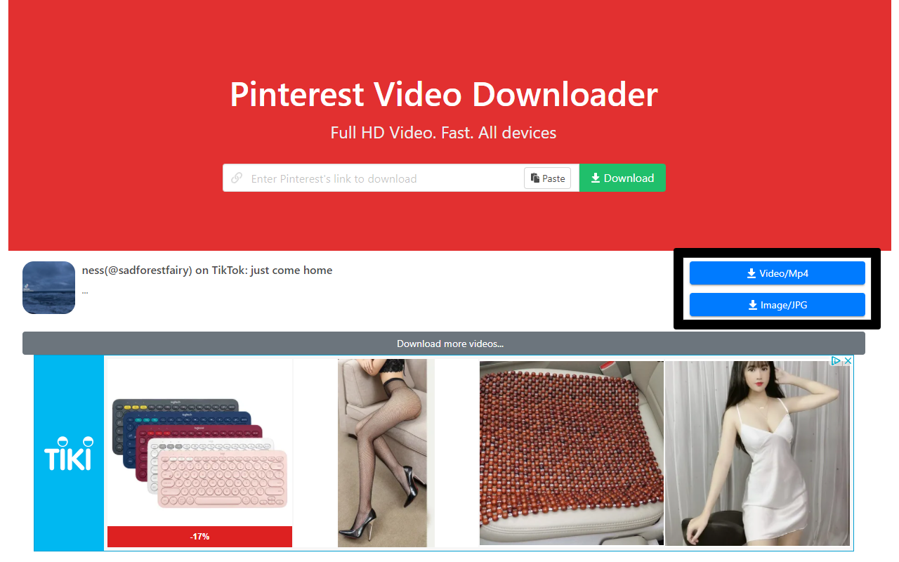 Pinterest Video Downloader chrome谷歌浏览器插件_扩展第1张截图