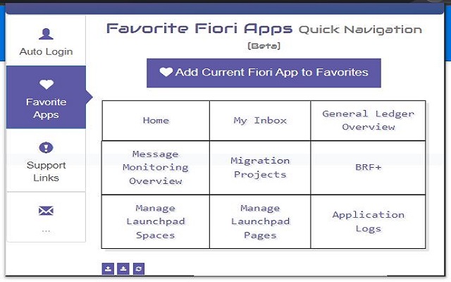 Fiori Launchpad Helper chrome谷歌浏览器插件_扩展第7张截图