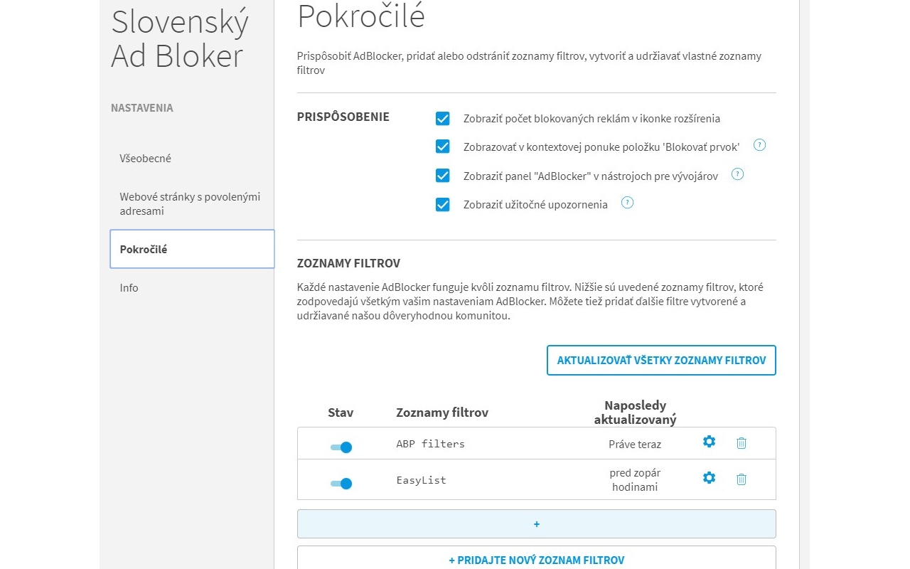 Slovenský Ad Blocker chrome谷歌浏览器插件_扩展第1张截图