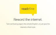 Readefine - Reword the Internet chrome谷歌浏览器插件_扩展第3张截图