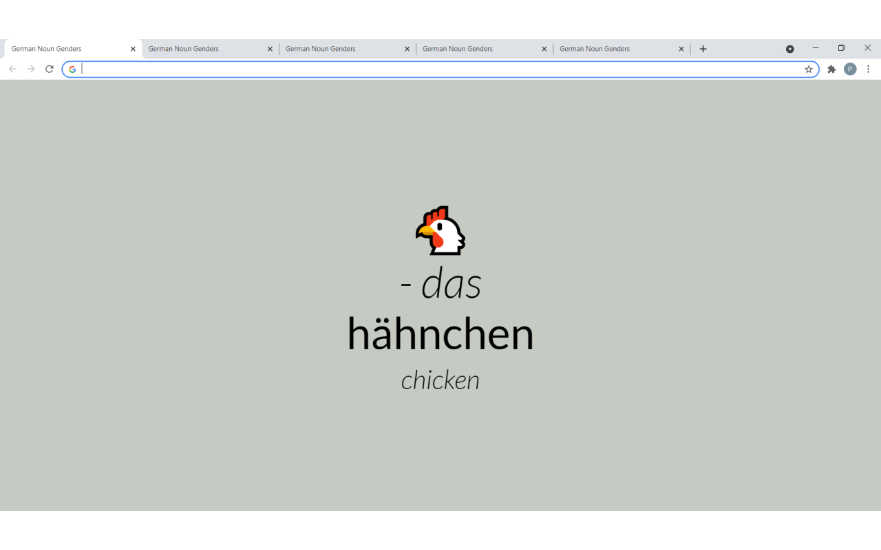 German Noun Genders chrome谷歌浏览器插件_扩展第6张截图