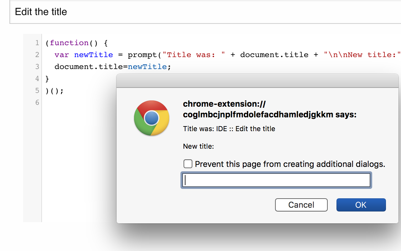 Bookmarklet IDE chrome谷歌浏览器插件_扩展第5张截图