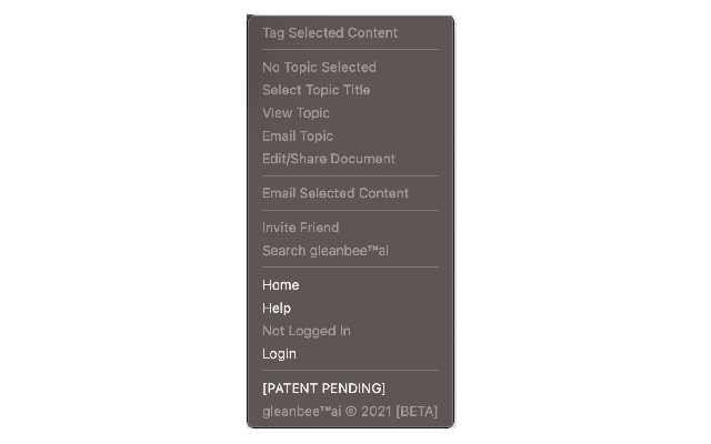 gleanbee chrome谷歌浏览器插件_扩展第1张截图