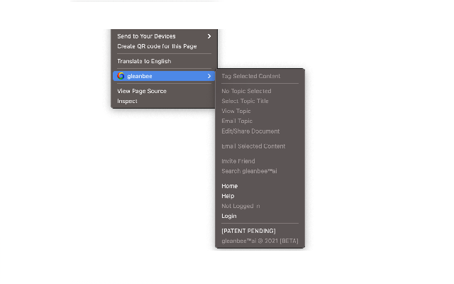 gleanbee chrome谷歌浏览器插件_扩展第2张截图