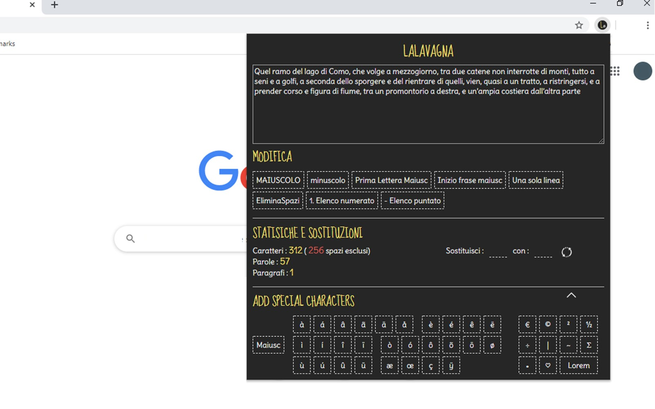 LaLavagna chrome谷歌浏览器插件_扩展第1张截图