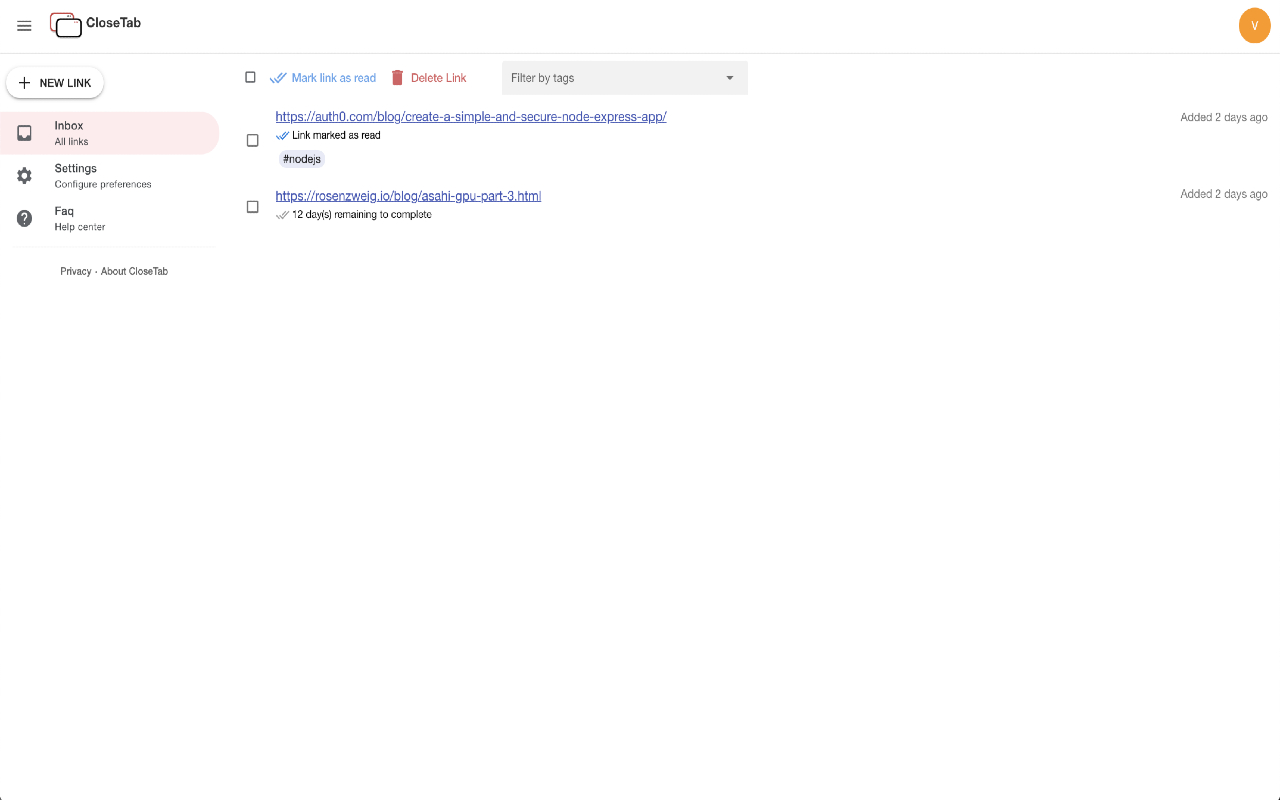 Closetab.email chrome谷歌浏览器插件_扩展第2张截图