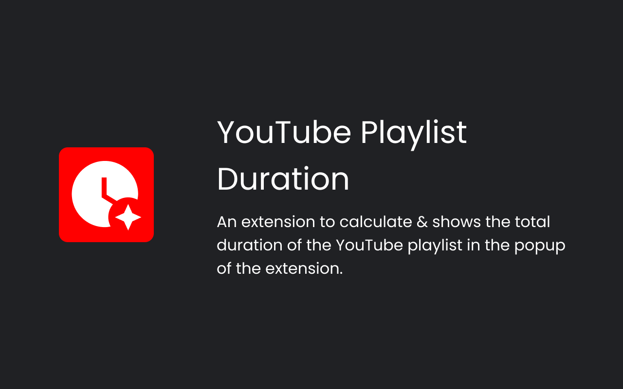 YouTube Playlist Duration chrome谷歌浏览器插件_扩展第2张截图