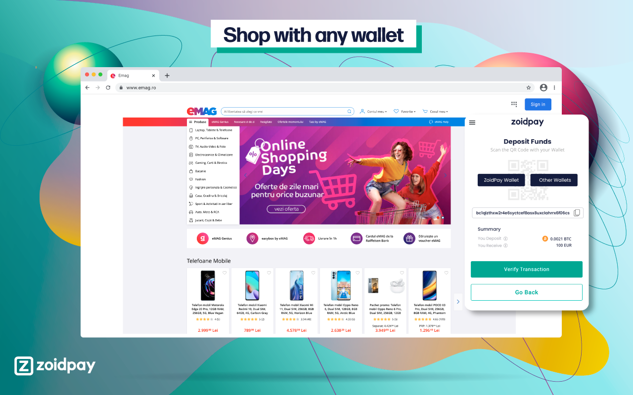 ZoidPay - Shop with Crypto chrome谷歌浏览器插件_扩展第3张截图